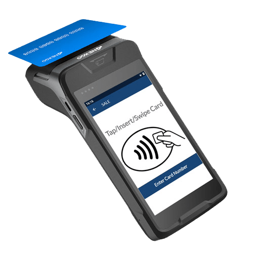 Contactless payment terminal for safe, fast payment acceptance.